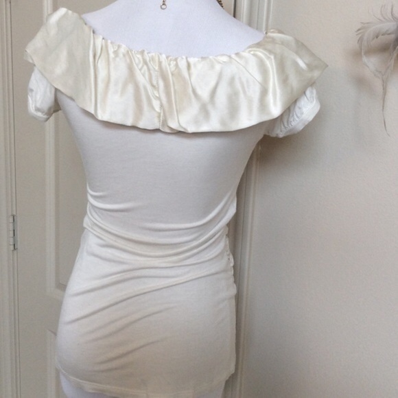 - Arden B silk ruffle top - Picture 3 of 4